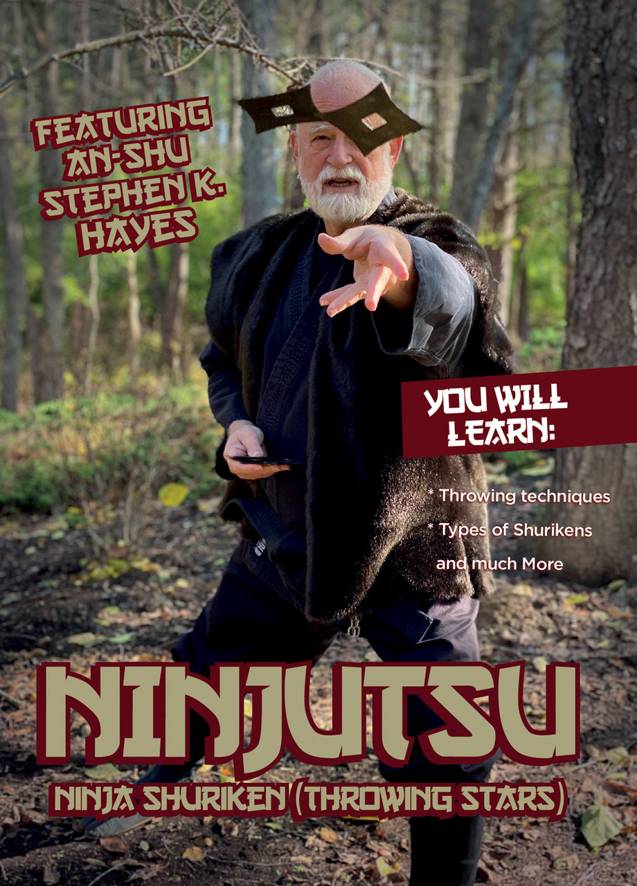 Ninjutsu Secrets DVD 3: Shuriken (Throwing Stars) with Stephen Hayes - Budovideos