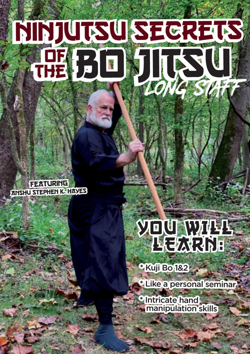 Ninjutsu Secrets DVD 5: Bo Jitsu (Long Staff) with Stephen Hayes - Budovideos