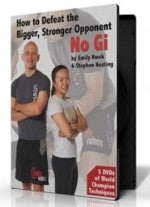 How to Defeat the Bigger, Stronger Opponent in Nogi 5 DVD Set by Stephan Kesting & Emily Kwok - Budovideos Inc