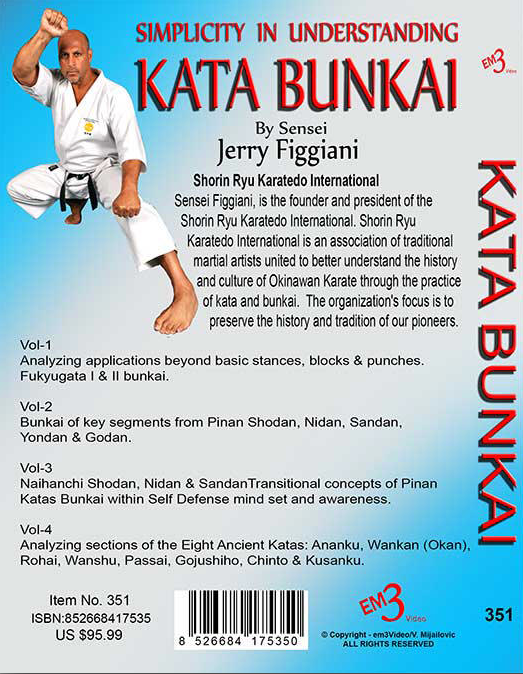 Masterclass Series - Simplicity in Understanding Kata Bunkai 4 DVD Set by Sensei Figgiani - Budovideos Inc