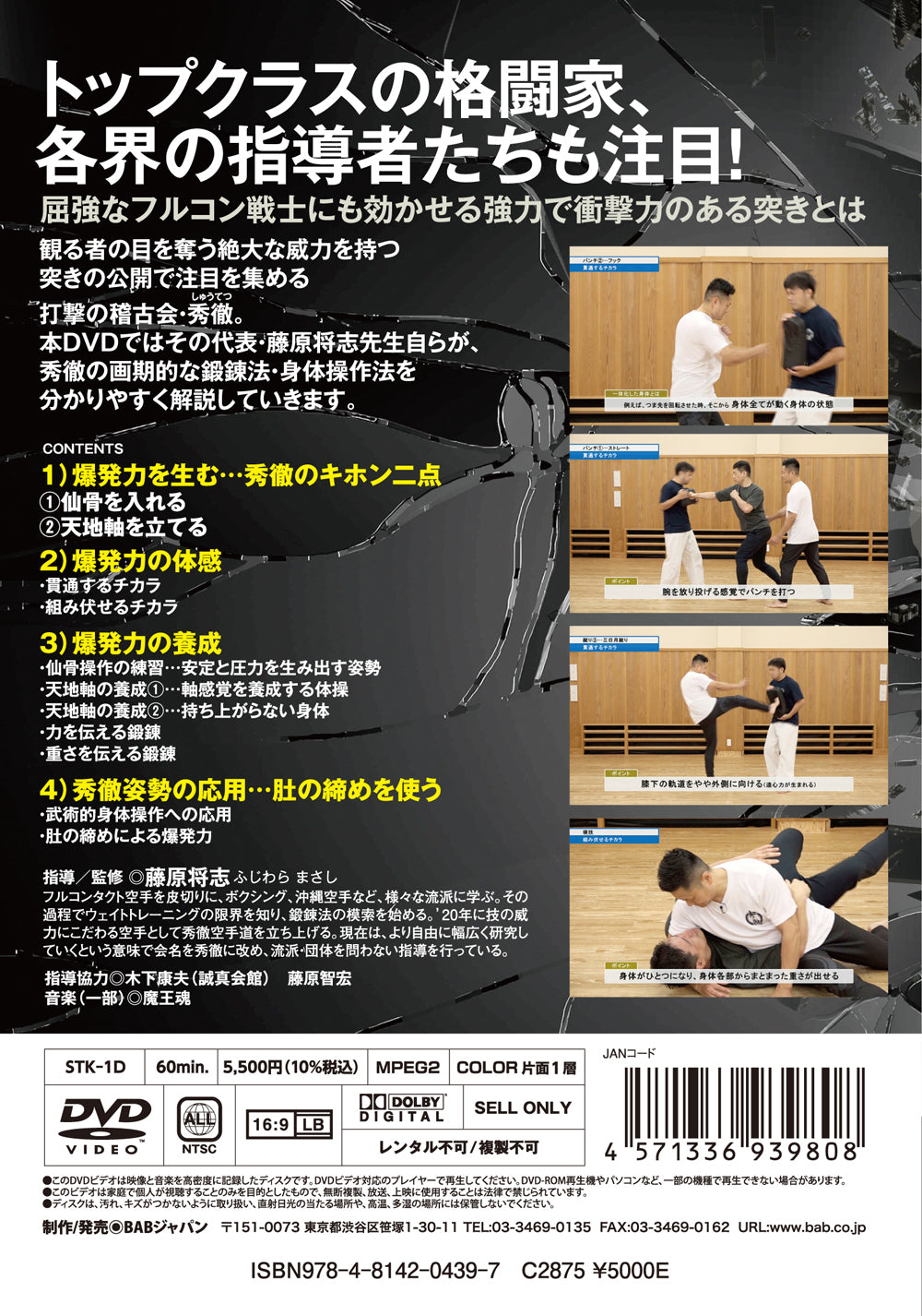 The Power of Strike by Sacrum & Axis DVD by Masashi Fujiwara - Budovideos Inc