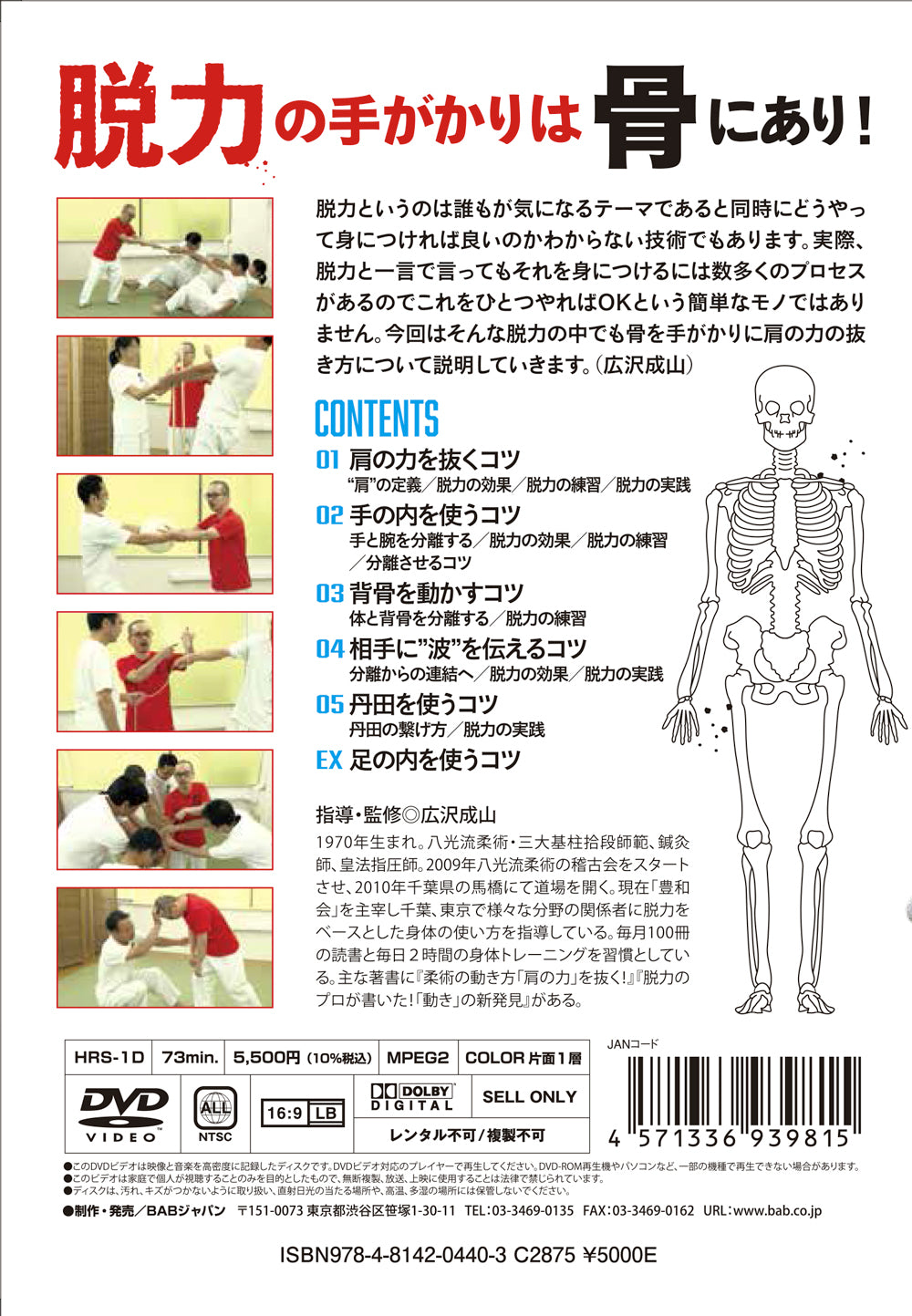 Relaxed Power DVD by Seizan Hirosawa - Budovideos Inc