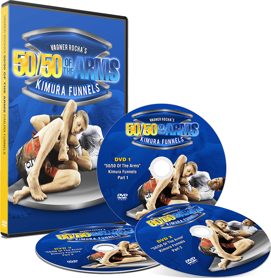 50/50 Of The Arms: Kimura Funnels 3 DVD Set by Vagner Rocha - Budovideos Inc