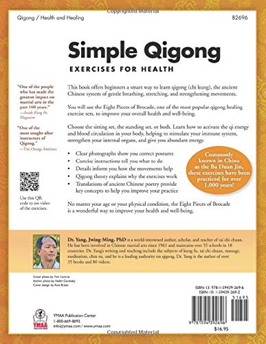 Simple Qigong Exercises for Health: Improve Your Health in 10 to 20 Minutes a Day Book by Dr. Yang, Jwing-Ming - Budovideos Inc