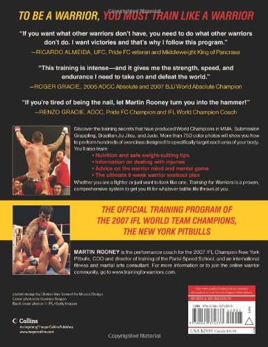 Training for Warriors: The Ultimate Mixed Martial Arts Workout Book by Martin Rooney (Preowned) - Budovideos Inc