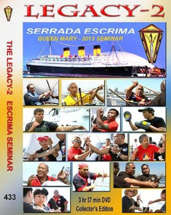 Serrada Escrima Legacy Seminar 2 (Queen Mary 2013) 2 DVD Set - Budovideos Inc