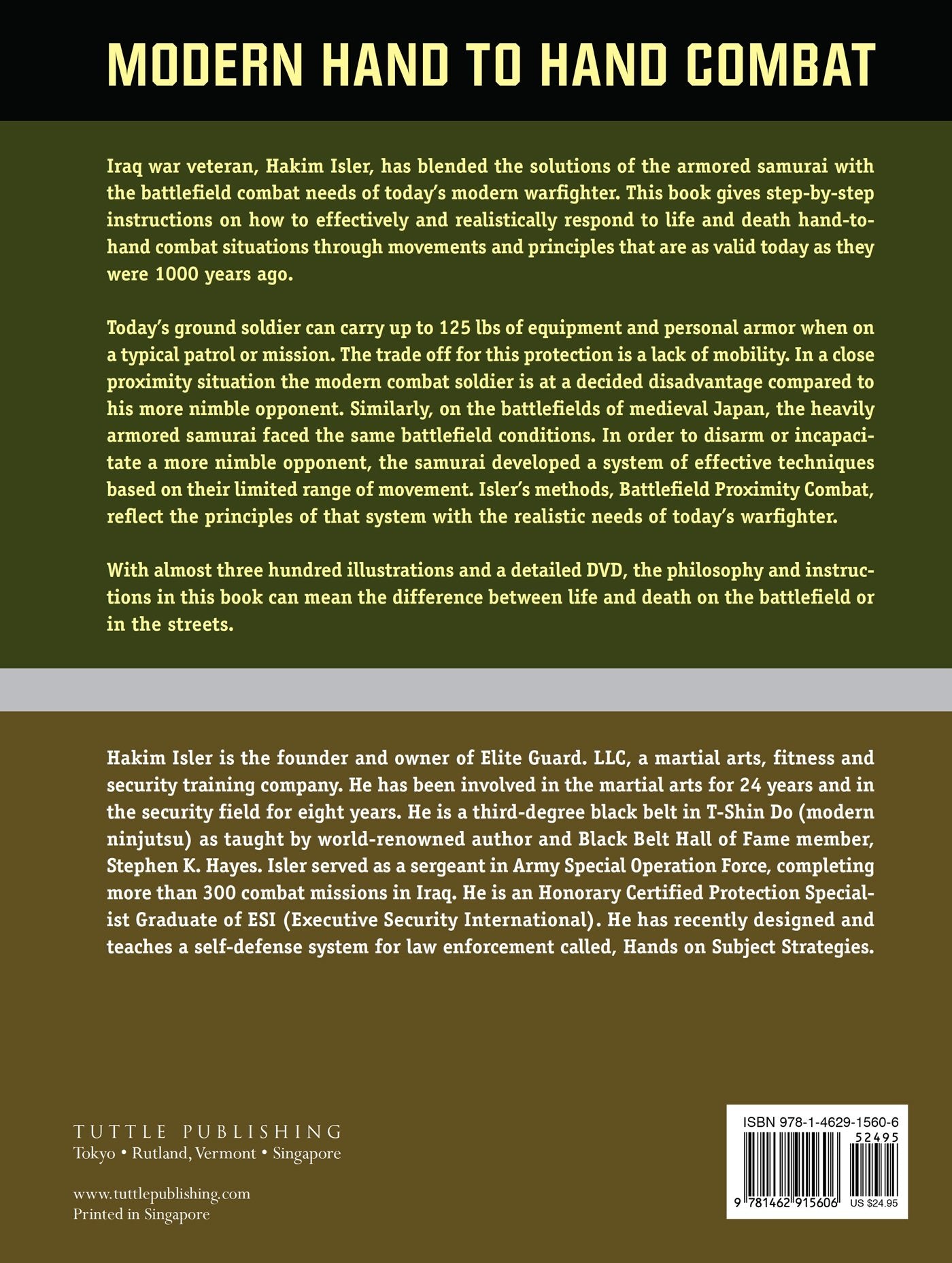 Modern Hand to Hand Combat: Ancient Samurai Techniques on the Battlefield & in the Street Book & DVD by Hakim Isler (Hardcover) - Budovideos Inc