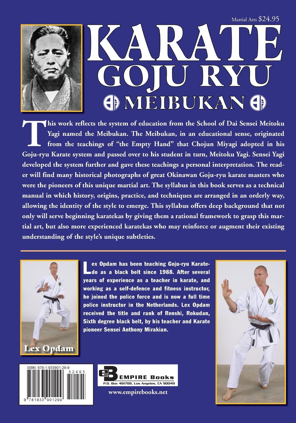 Karate Goju Ryu Meibukan Book by Lex Opdam - Budovideos