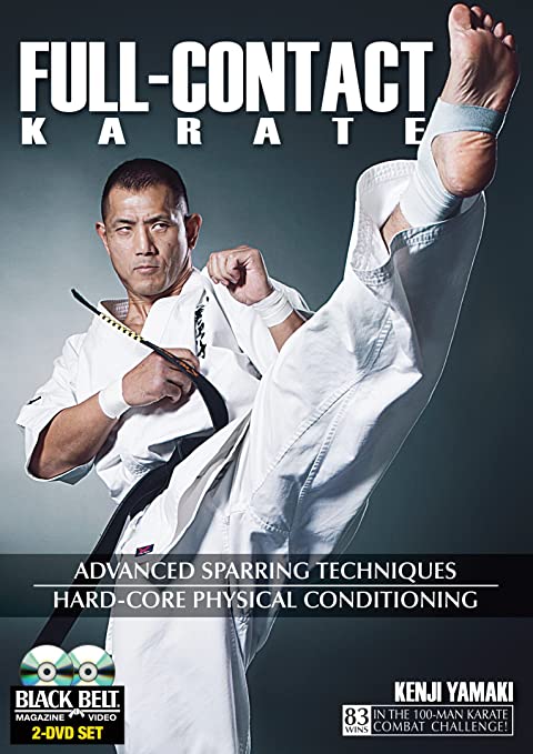 Full-Contact Karate: Advanced Sparring Techniques and Hard-Core Physical Conditioning 2 DVD Set by Kenji Yamaki (Preowned) - Budovideos