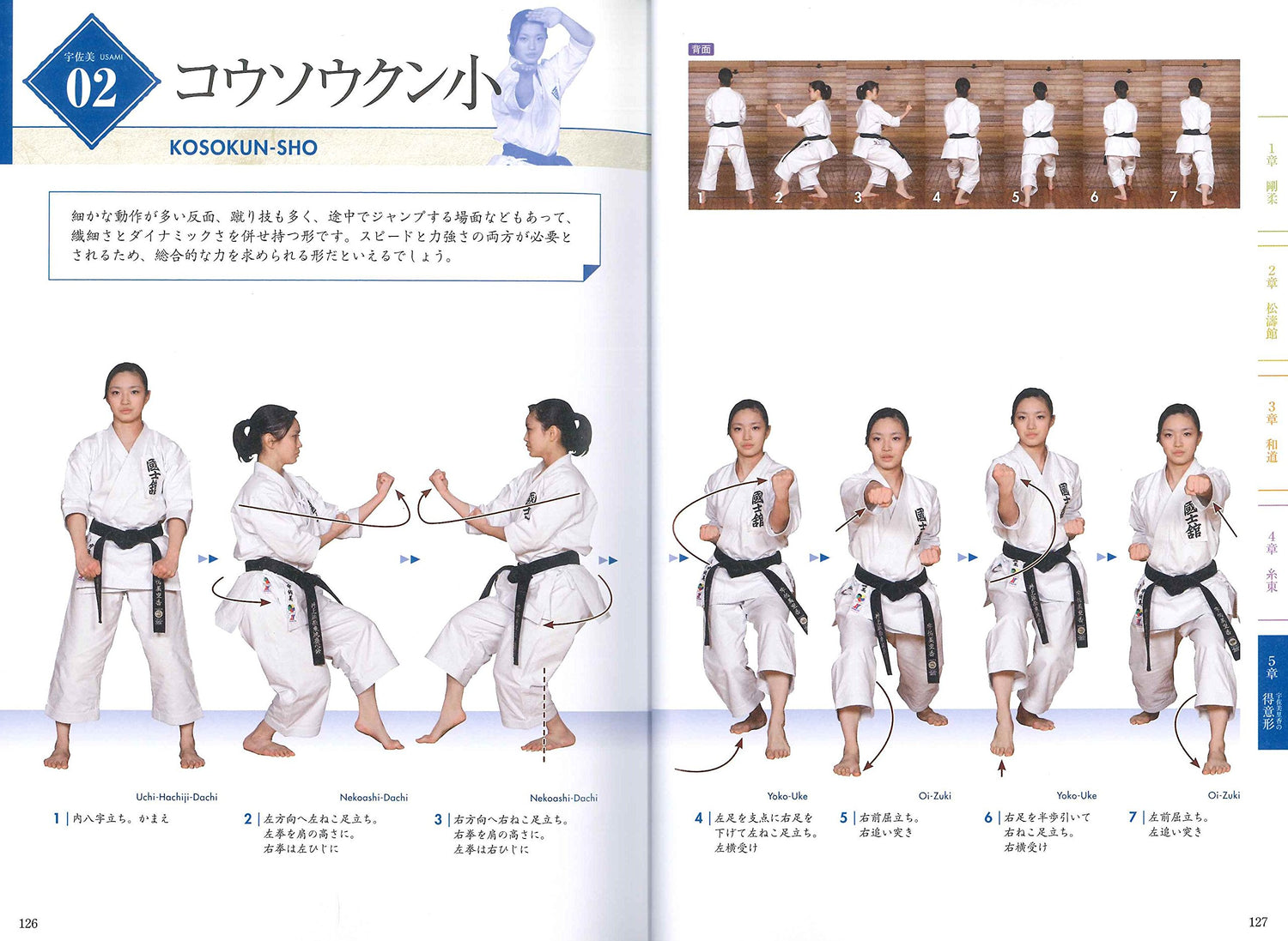 Basic Kata of 4 Major Schools of Karate Book & DVD by Rika Usami - Budovideos Inc
