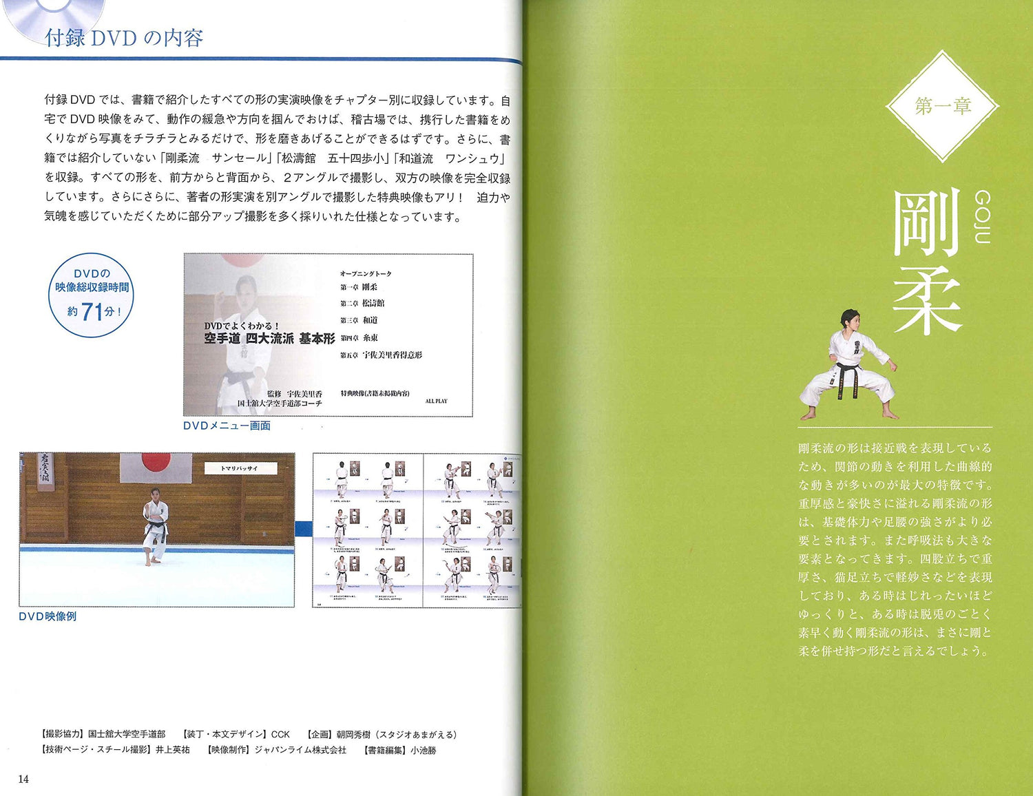 Basic Kata of 4 Major Schools of Karate Book & DVD by Rika Usami - Budovideos Inc