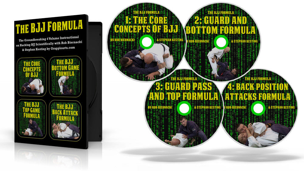 The BJJ Formula 4 DVD Set with Rob Biernacki and Stephan Kesting - Budovideos Inc