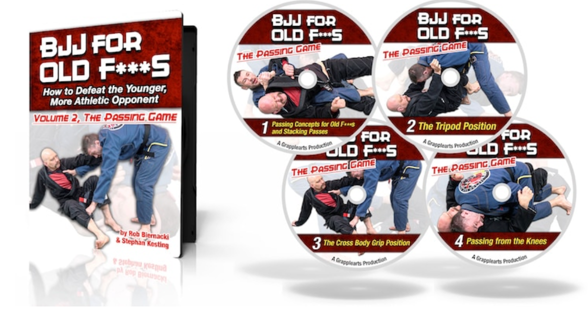 BJJ para Old F***S 2: The Passing Game 4 DVD con Rob Biernacki y Stephan Kesting