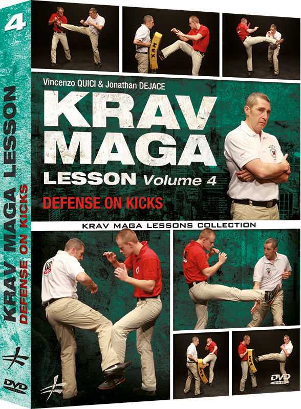Krav Maga Lesson Vol 4 Defense on Kicks DVD By Vincenzo Quici & Jonathan Dejace - Budovideos Inc