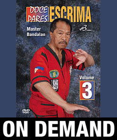 Doce Pares Escrima Vol-3 by Alfredo Bandalan (On Demand) - Budovideos Inc