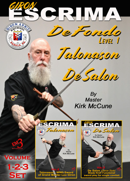 Giron Escrima BAHALA NA 3 DVD Set by Kirk McCune