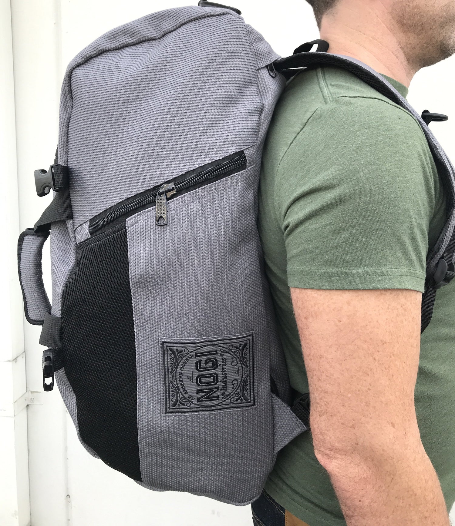 Nogi Tyme 3 Way Convertible Large Gear Bag - GRAY OR BLACK - Budovideos