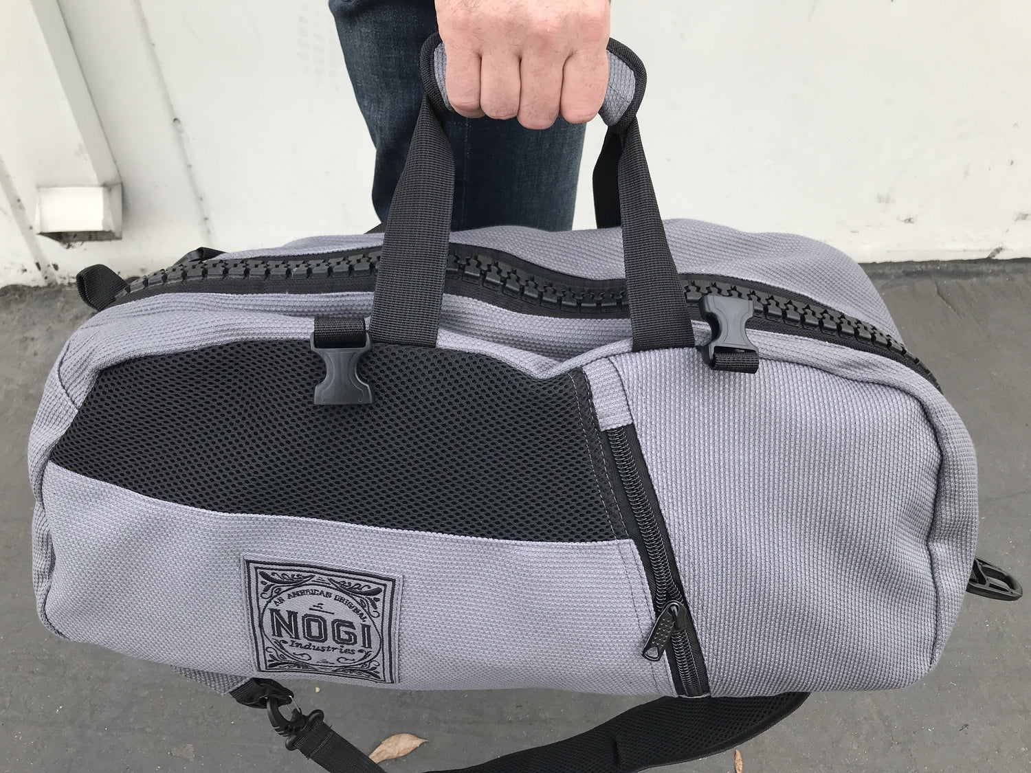 Nogi Tyme 3 Way Convertible Large Gear Bag - GRAY OR BLACK - Budovideos