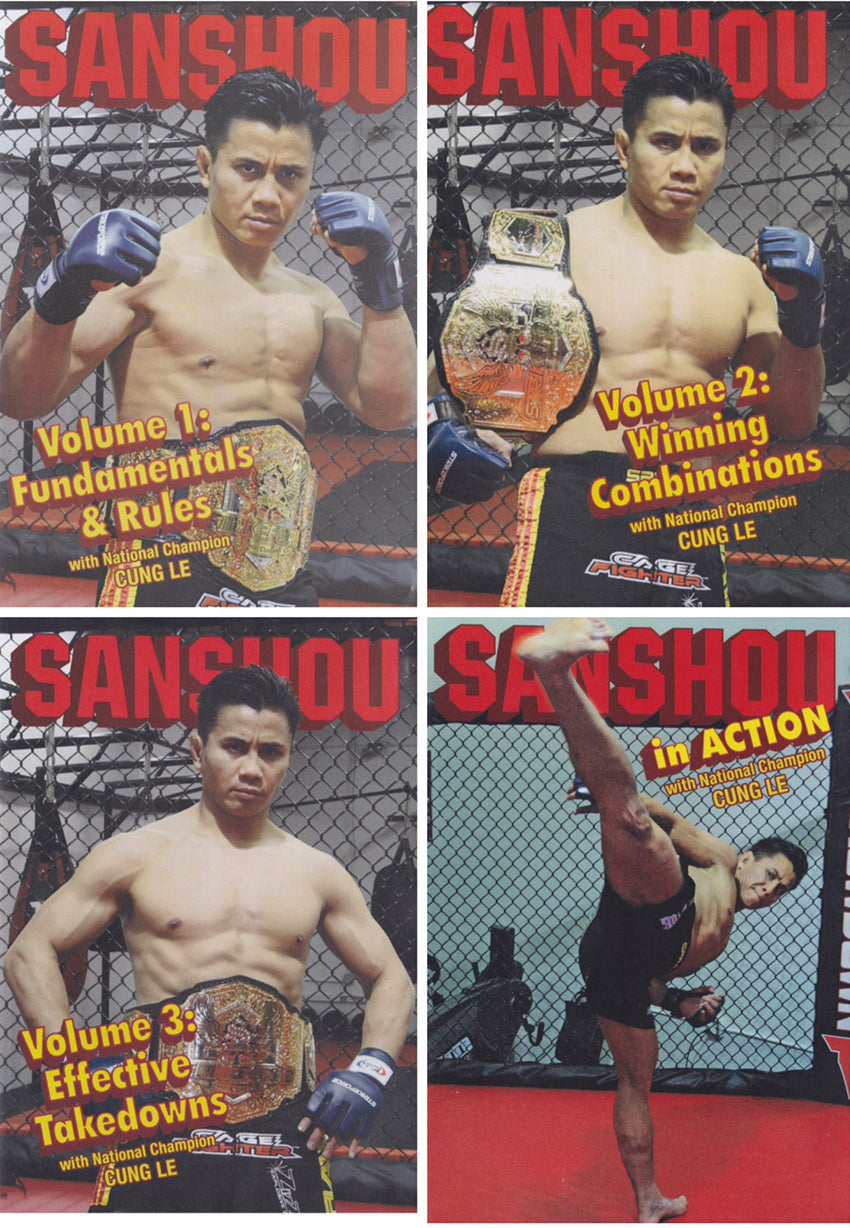 Sanshou 4 DVD Set by Cung Le - Budovideos