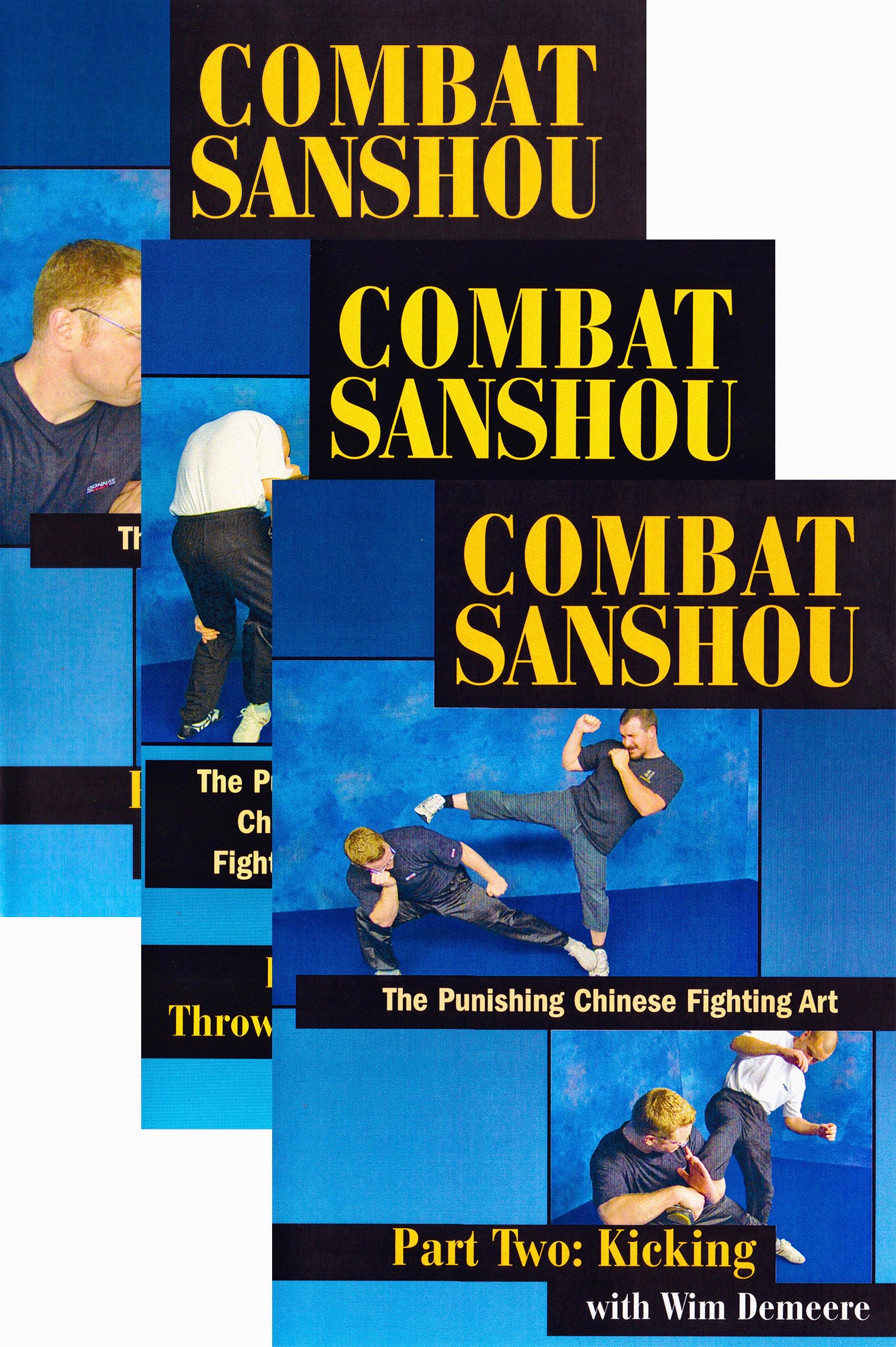 Combat Sanshou: The Punishing Chinese Fighting Art 6 DVD Set by Wim Demeere (Preowned) - Budovideos