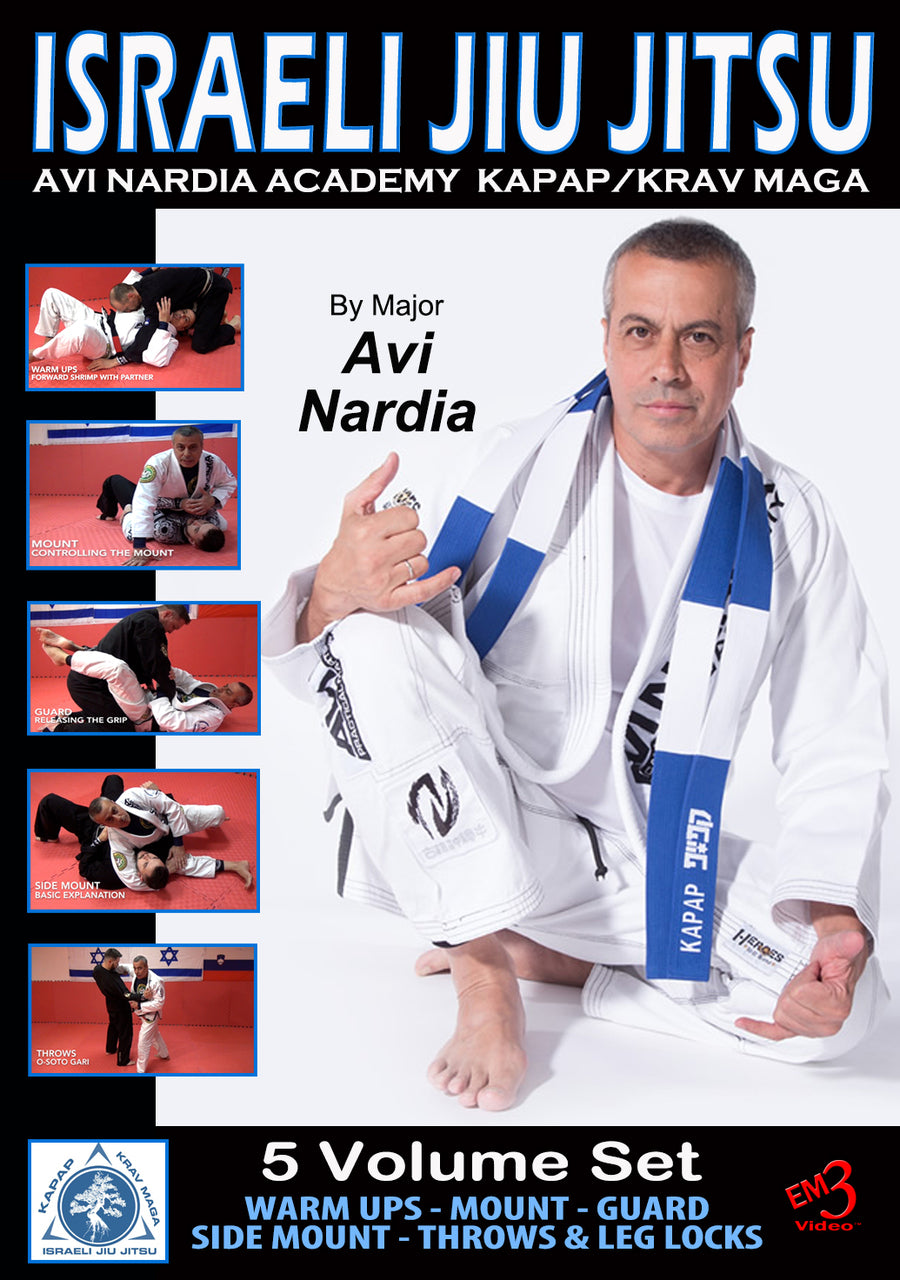 Israeli Jiu-Jitsu 5 DVD Set with Major Avi Nardia - Budovideos Inc