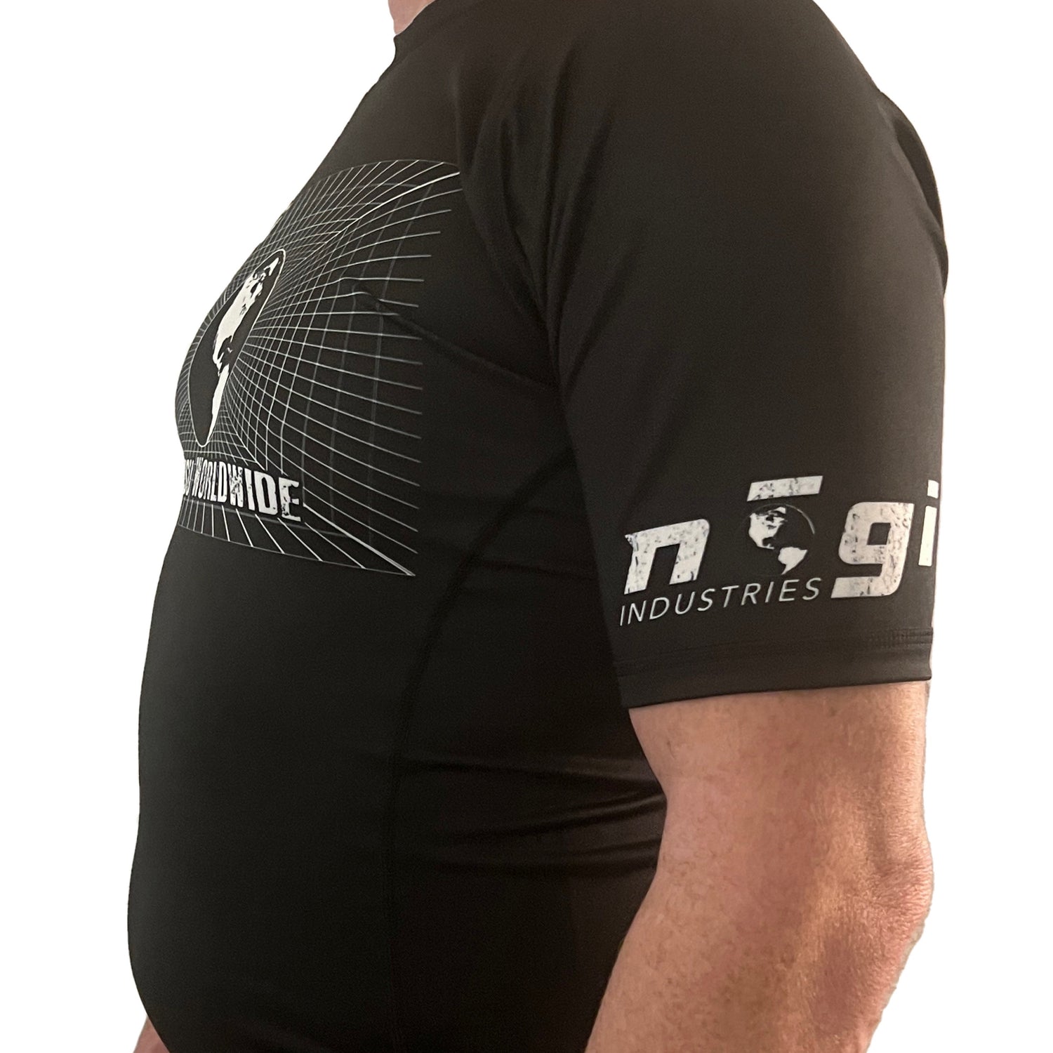 Jiujitsu Worldwide Short Sleeve Rash Guard by Nogi Industries - Made in USA