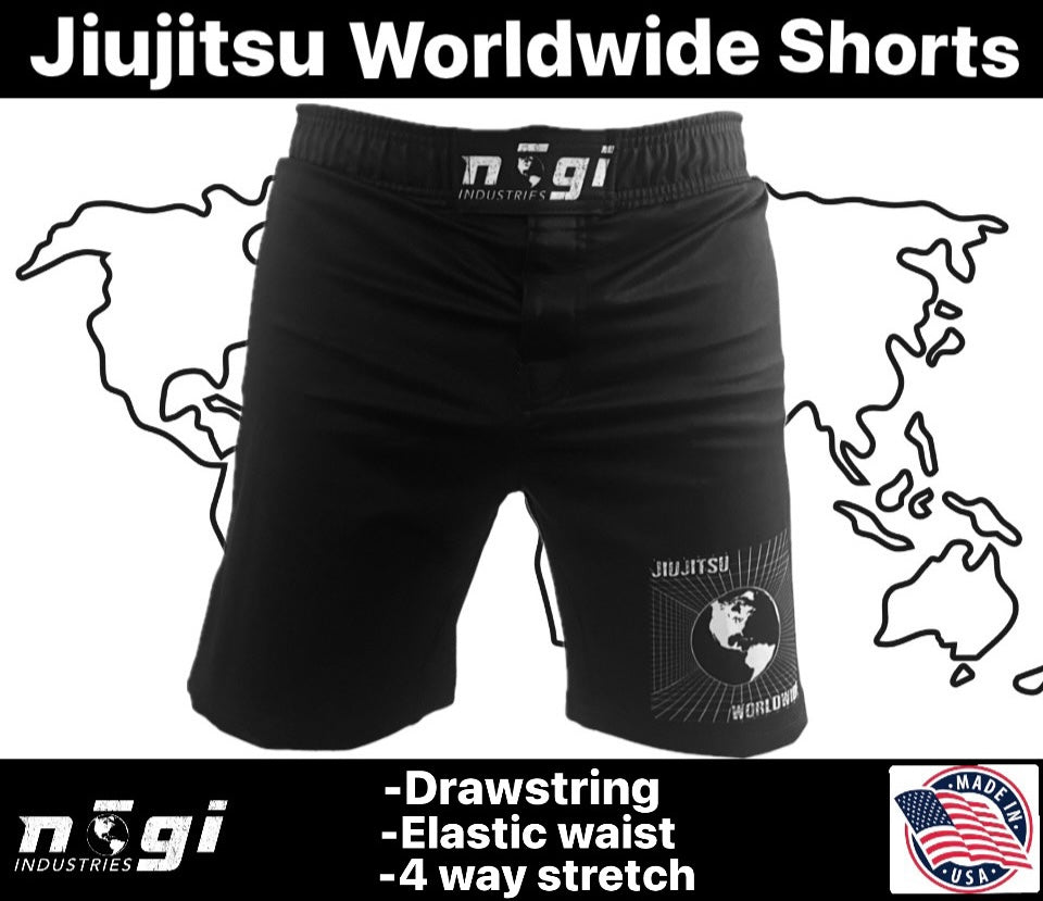 Spectre Grappling Shorts - Jiujitsu Worldwide by Nogi industries - Made in USA