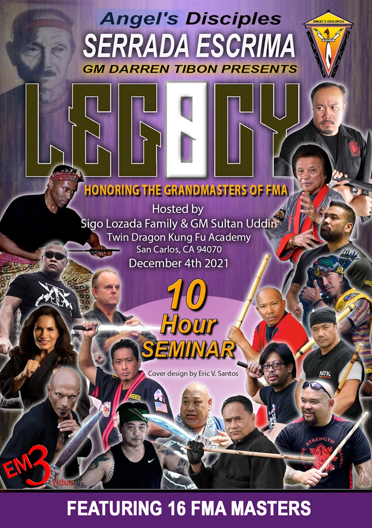 LEGACY 8 - Serrada Escrima 2021 Seminar 5 DVD Set - Budovideos Inc