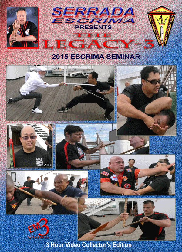 Serrada Escrima Legacy Seminar 3 (Queen Mary 2015) 2 DVD Set - Budovideos Inc