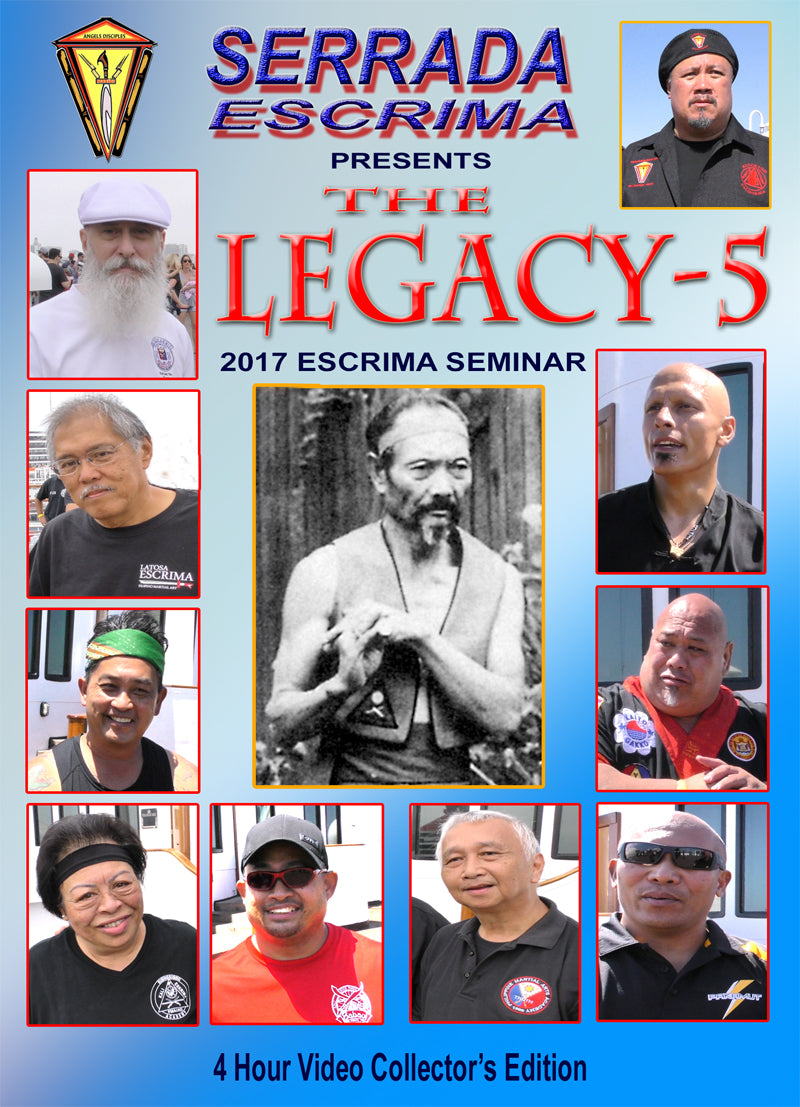 Serrada Escrima Legacy Seminar 5 (Queen Mary 2017) 4 DVD Set - Budovideos Inc