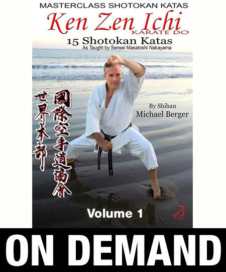 Masterclass Shotokan Katas Vol 1 by Michael Berger (On Demand) - Budovideos Inc