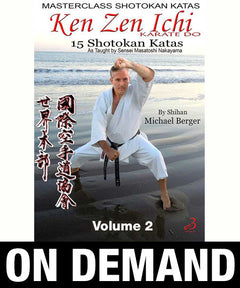 Masterclass Shotokan Katas Vol 2 by Michael Berger (On Demand) - Budovideos Inc