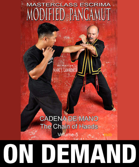 Masterclass Escrima - Modified Pangamut Volume 5: Cadena De Mano by Marc Lawrence (On Demand) - Budovideos Inc