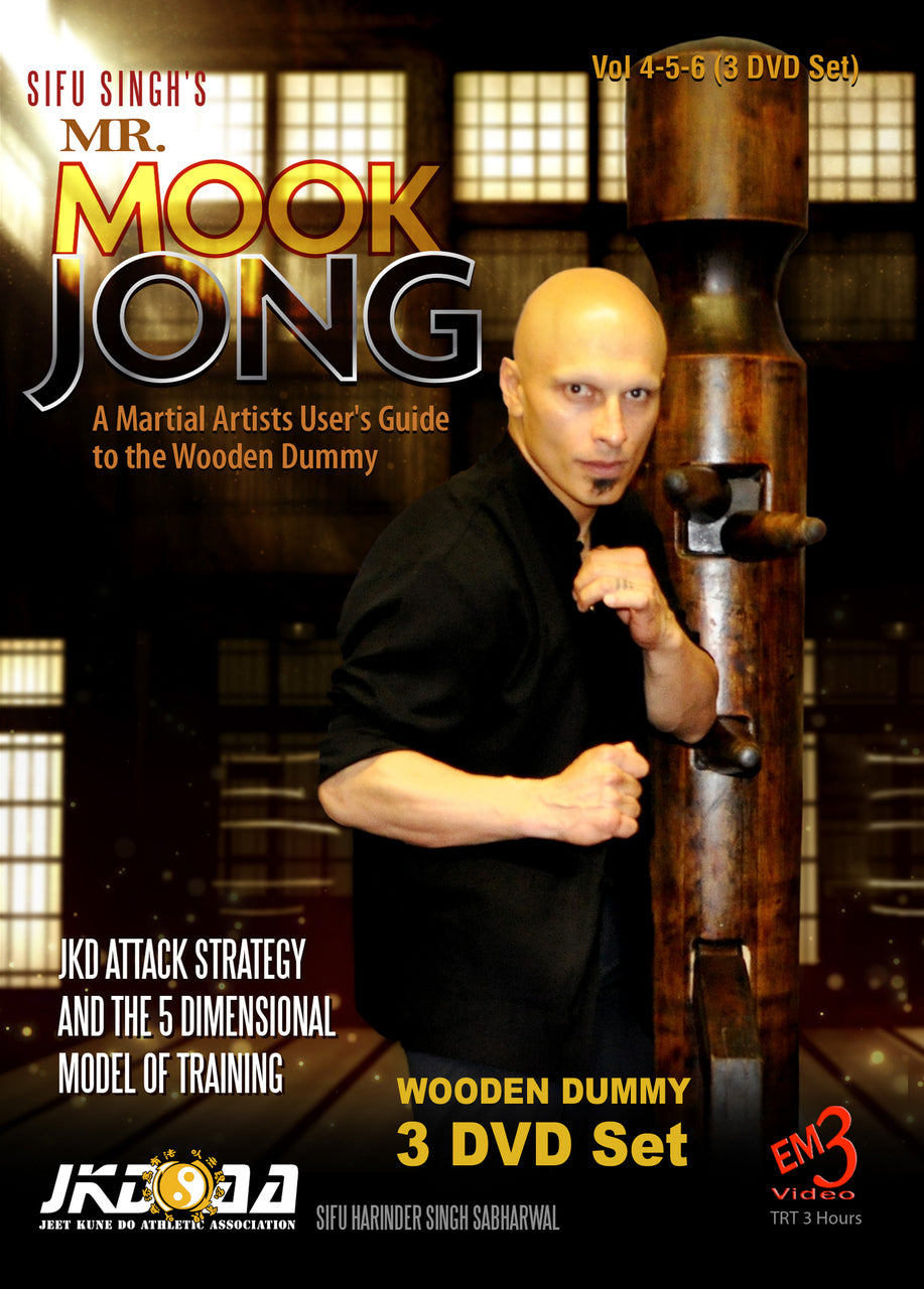 Mr Mook Jong Guide to Wooden Dummy (Vol 4-6) 3 DVD Set by Harinder Singh Sabharwal - Budovideos Inc