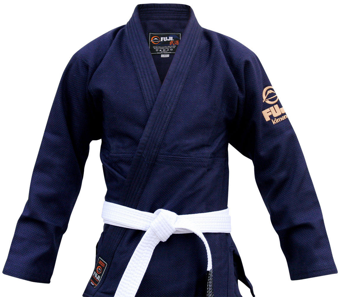 Kid's Navy All Around BJJ Gi by Fuji - Budovideos Inc
