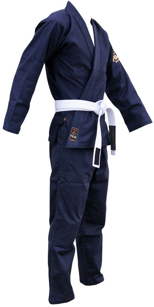 Kid's Navy All Around BJJ Gi by Fuji - Budovideos Inc