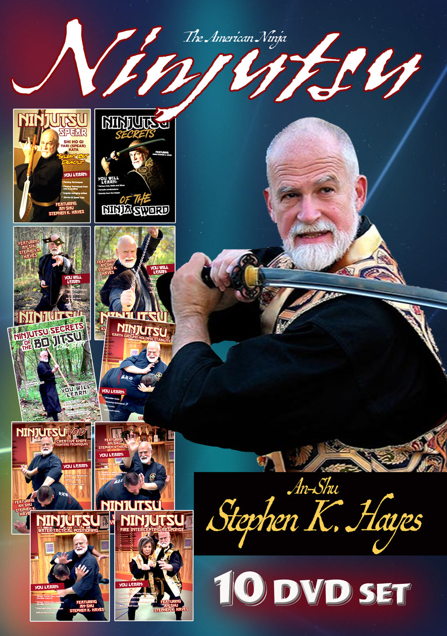 Ninjutsu Secrets 10 DVD Set with Stephen Hayes - Budovideos Inc