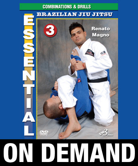 Essential Brazilian Jiu Jitsu Volume 3: Combinations & Drills by Renato Magno (On Demand) - Budovideos Inc