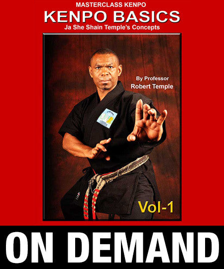 Masterclass Kenpo Volume 1 Kenpo Basics by Robert Temple (On Demand) - Budovideos Inc