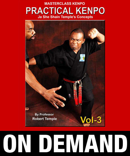 Masterclass Kenpo Volume 3 Practical Kenpo by Robert Temple (On Demand) - Budovideos Inc