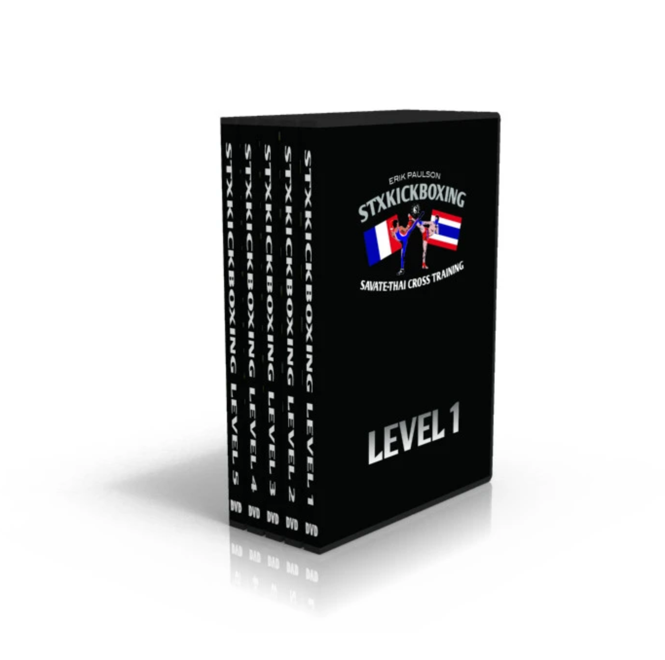 STXKICKBOXING Levels 1 - 5 (5 DVD Set) by Erik Paulson - Budovideos