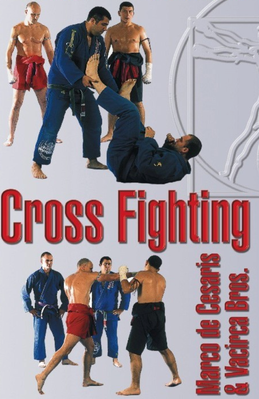 BJJ and Muay Thai Cross Fighting DVD with Marco de Cesaris & Vacirca Bros - Budovideos Inc