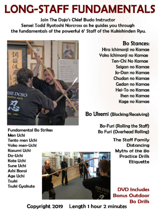 Kukishinden Ryu Bojutsu DVD with Todd Norcross - Budovideos Inc