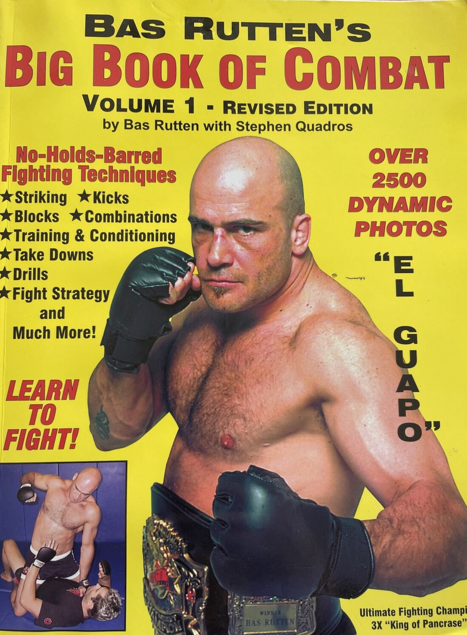 Bas Rutten's Big Book of Combat Volume 1 (Preowned) - Budovideos Inc