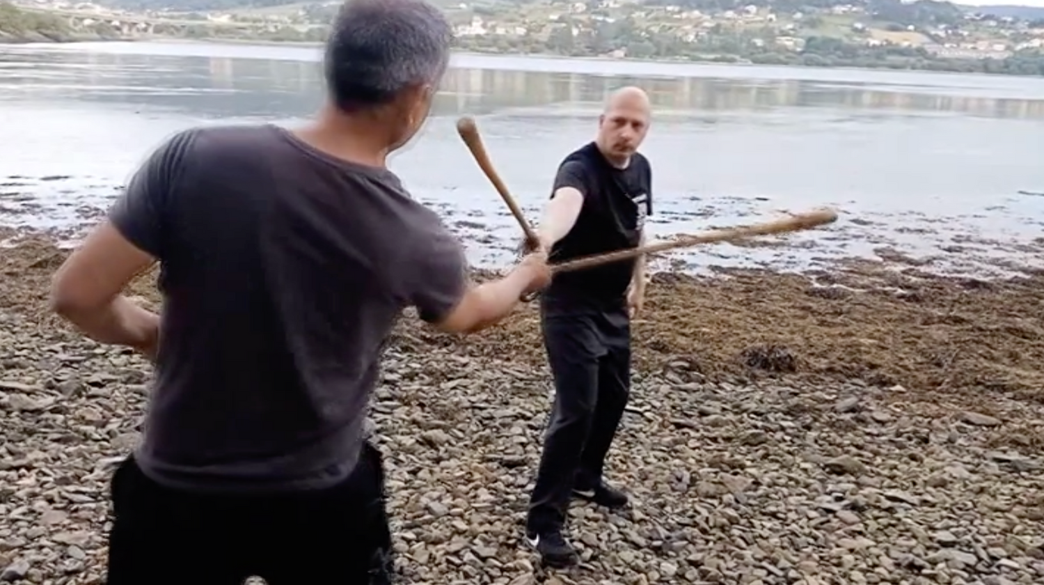 Real Spanish Gypsy Knife & Stick Fighting DVD by Daniel Guijarro - Budovideos Inc