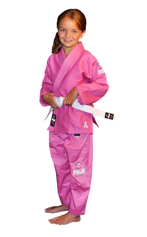 All Around Kids BJJ Gi Pink by Fuji - Budovideos Inc