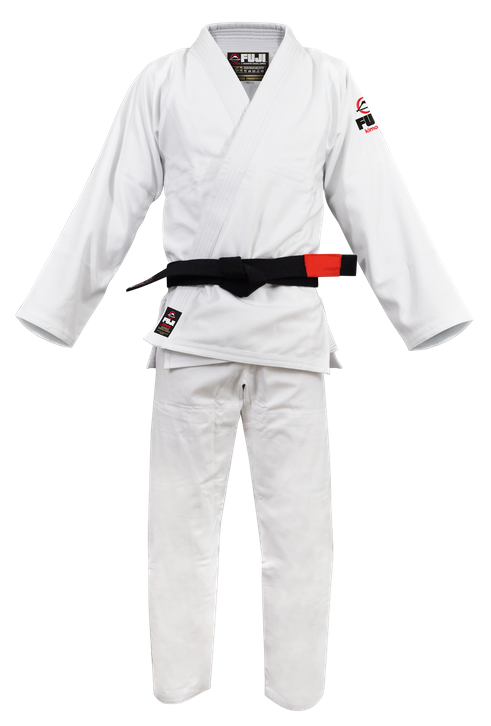 White All Around BJJ Gi by Fuji - Budovideos Inc