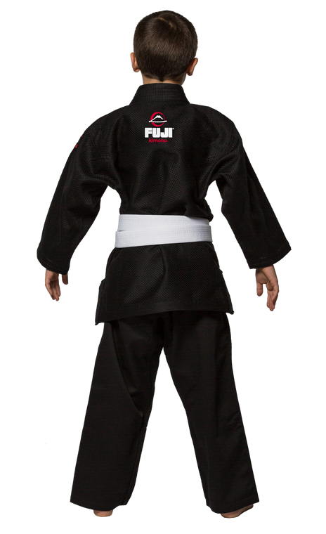 Fuji Childrens BJJ Uniform - Black - Budovideos Inc