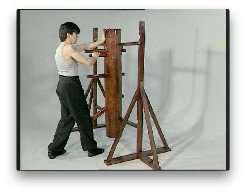Wing Chun Wooden Dummy Form part 5 Basic Drills by Randy Williams (On Demand) - Budovideos Inc