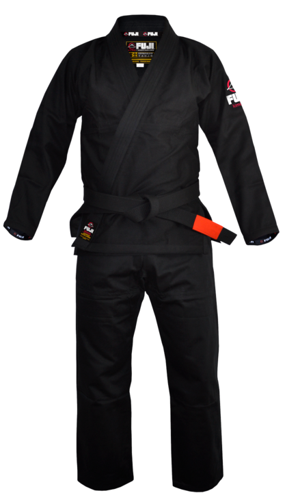 Fuji Lightweight BJJ Gi - Black - Budovideos Inc